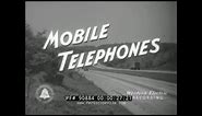 1940s BELL TELEPHONE "MOBILE TELEPHONES" MOVIE EARLY CELL PHONE / MOBILE TELEPHONE SYSTEM 90884