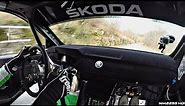 Skoda Fabia R5 Rally Car POV Ride OnBoard with Umberto Scandola