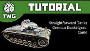Bolt Action Tutorial: How To Paint WW2 German Grey Camo - Panzer III