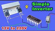 How to make 12V Battery to 220V AC Inverter, Power Inverter DIY