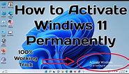 How To Activate Windows 11 Permanently For Free 2022 without any Software