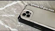 iPhone 13 Pro Max Silver (128GB) ☁️ | unboxing, asmr | accessories + camera test 📹