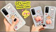 DIY squishy phone case||mobile cover making||how to make soft phone cover at home||Sajal's Art
