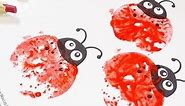 Bugs and Nature Stamping Easy Preschool Art Activity for kids Using Apples | Box of ideas