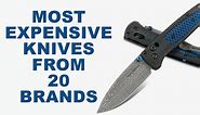 20 Most Expensive Knives From Popular Brands | Knife Depot