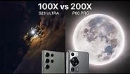 Huawei P60 Pro vs Samsung Galaxy S23 Ultra Live Zoom Test Comparison
