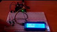 Arduino I2C LCD Buttons Menus