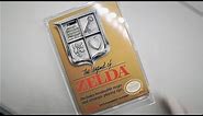 Nintendo 1987 NES The Legend of Zelda Gold Cartridge Unboxing 33 Years Old Game