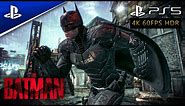 THE BATMAN 2022 - BATMAN ARKHAM KNIGHT PS5 Gameplay Part 2 [4K 60FPS] | ROBERT PATTINSON BATSUIT