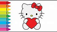 How To Draw Hello Kitty Step By Step 🐱🎀 Hello Kitty Drawing Easy