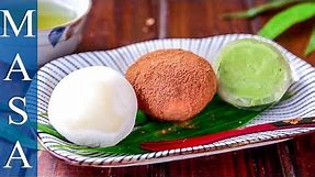 3種口味冰淇淋大福/Tricolor Daifuku Ice Cream |MASAの料理ABC