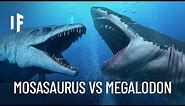 What If the Megalodon Shark Fought the Mosasaurus?