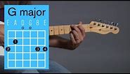 How to Play a G Major Open Chord | Guitar Lessons
