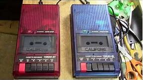 A Tale of Two Tape Recorders – Califone 1500AV – BL and ST Cassette Recorders