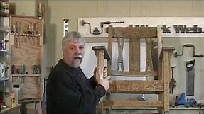Restoring an Antique Rocking Chair - A Woodworkweb woodwoking video