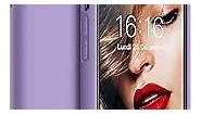 JASBON iPhone 11 Case, [7FT Drop Protection] [Soft Anti-Scratch Microfiber Lining] Liquid Silicone Gel Rubber Phone Case, Full Body Drop Protection Cover Case, 6.1 inch, Purple