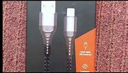 boAt LTG 550v3 1m iPhone Cable with 2 Year Warranty unboxing