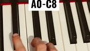Every piano note A0-C8