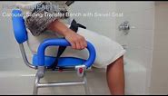 Bath Chair For Elderly - Carousel Sliding Transfer Bench with Swivel Seat 2018