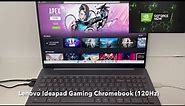 Unboxing + Gaming Test - New Lenovo Ideapad 5i Chromebook 16.0" WQXGA Gaming Laptop