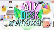 DIY Desk MAKEOVER (Decor + Organization) | JENerationDIY