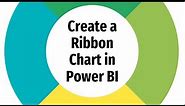 How to create Ribbon chart in Power BI |Power BI Tutorial for Beginners 2020 | Power BI