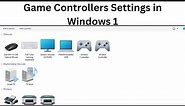How to reach your gaming controller settings in Windows 11