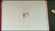 How to make a customized anime phone case