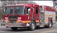 Hazleton Fire Department Rescue 3 & Pipeline 4 Responding 3/22/22