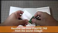 DIY / HOW TO: Make a Musical Greeting Card (with sound module)