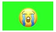 Animated Loudly Crying Face Emoji. Seamless Loopable. 4K Cartoon...