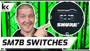 What Do Shure SM7B Switches Do? | How To Adjust Them?