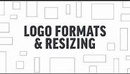 What Formats to Request & How to Resize Logos
