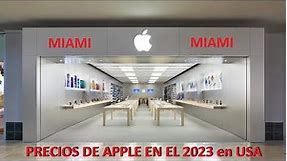 Asi estan los precios de Apple en Miami ! !