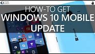 How to install Windows 10 Mobile update on your Lumia 540, 640, 640 XL and others