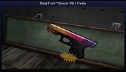 CS:GO - StatTrak™ Glock-18 | Fade Factory New - Showcase