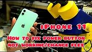 how to fix iPhone 11 power button not working, power button flex@Iphoneglob