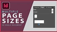 How to create multiple page sizes in an InDesign document - Adobe InDesign Tutorial