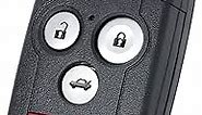 Keymall Car Key Fob Keyless Entry Remote Replacement for Acura MDX/RDX 2007 2008 2009 2010 2011 2012 2013 FCC ID:N5F0602A1A P/N:35111-STX-316 4 Buttons…