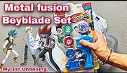 Best Metal Fusion Beyblade Set Unboxing And Review | 250 rs beyblade set