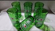 copos de Heineken feito com garrafas de 600 ml fácil fácil de fazer
