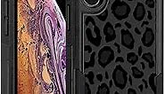 LOQUPE Designed for iPhone Xs MAX 6.5 Inch Case, Heavy-Duty Tough Rugged Lightweight Slim Shockproof Protective Case for iPhone Xs MAX 6.5 Inch,Women Girls,Cute Cheetah Leopard Pattern
