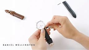 How to change your strap from Leather to Leather - Daniel Wellington
