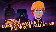 Luke vs. Emperor Palpatine – Rise to Evil | Star Wars Galaxy of Adventures