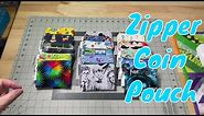 How to Sew a Zippered Coin Pouch - a Quick 30 Minutes or Less Project