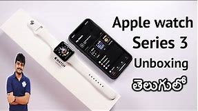 Apple Watch Series 3 GPS - 42mm Silver Unboxing & Setup ll in telugu ll