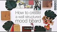 How to create a well structured mood board | Create professional and creative mood boards