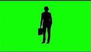 Silhouette Business People | Green screen Video | green screen silhouette | Business man silhouette