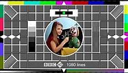 BBC HD full final closedown with vintage test cards, clean idents and first BBC TWO HD startup