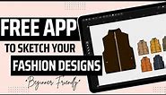 FREE App To Sketch Your Clothing Designs *MOBILE FRIENDLY* | Design A Clothing Line